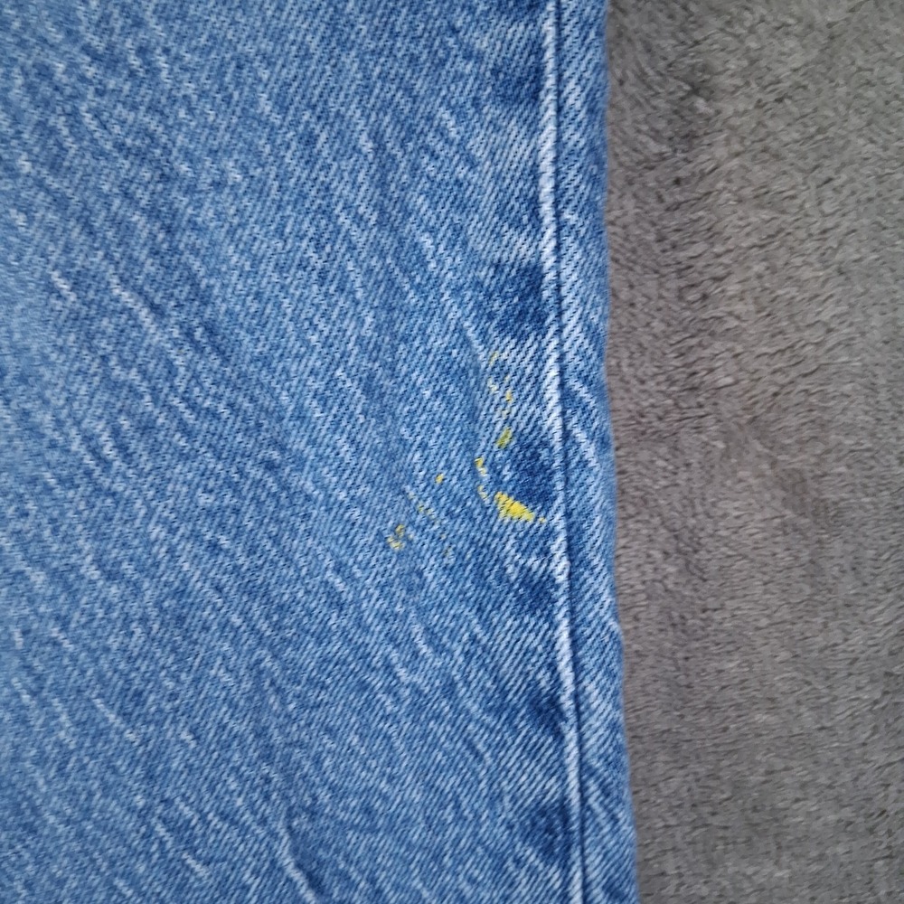 Premium Levis Ribcage Straight Ankle Jeans Women's Size 25x29 Blue Button Fly - Picture 2 of 7